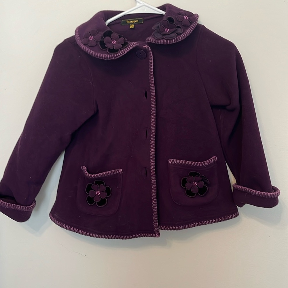 Youngsport purple girls coat size 6